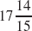 Write mixed number as an improper fraction.       