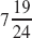 Write mixed number as an improper fraction.       