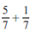 Add or subtract. Write answers in lowest terms.