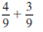 Add or subtract. Write answers in lowest terms.
