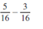 Add or subtract. Write answers in lowest terms.