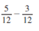 Add or subtract. Write answers in lowest terms.