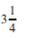 Locate the fraction in the following number line.       