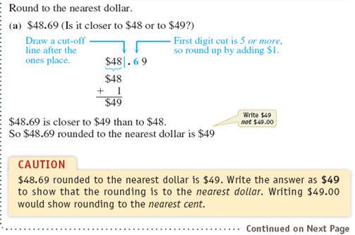 As she gets ready to do her income tax return, Ms. Chen rounds each amount to thenearest dollar. Write the rounded amounts. Donations to charity, $840.08