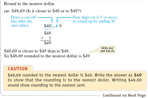 As she gets ready to do her income tax return, Ms. Chen rounds each amount to thenearest dollar. Write the rounded amounts.    Federal withholding, $6064.49       