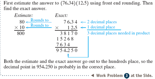 First use front end rounding to round each number and estimate the answer. Then findthe exact answer.