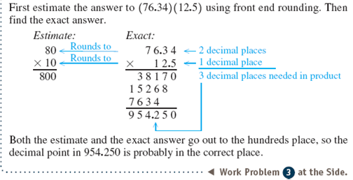 First use front end rounding to round each number and estimate the answer. Then findthe exact answer.