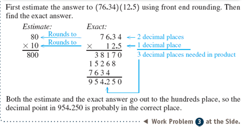First use front end rounding to round each number and estimate the answer. Then findthe exact answer.