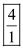 In the recipe for a homemade mixture of sugar water for hummingbird feeders, the ratio of sugar to water must be to 4 ratios. So basically 1 part of sugar is mixed with, 4 parts of water, therefore the required ratio of sugar to water in the recipe is In other words 4 part of water is mixed with, 1 part of sugar, therefore the required ratio of water to sugar in the recipe is