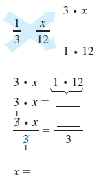 Find the unknown number in each proportion. Round your answers to hundredths, if necessary. Check your answers by finding the cross products. See Examples 1 and 2.                   