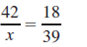 Find the unknown number in each proportion. Round your answers to hundredths, if necessary. Check your answers by finding the cross products. See Examples 1 and 2.                   