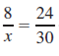 Find the unknown number in each proportion. Round your answers to hundredths, if necessary. Check your answers by finding the cross products. See Examples 1 and 2.                   