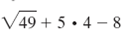 Use the order of operations to simplify each expression.  <div style=padding-top: 35px> 