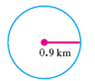 Use 3.14 as the approximate value for . Round your answers tothe nearest tenth when necessary. Find the circumference.