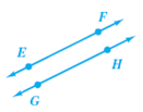 Label the pair of lines as appearing to be parallel, as perpendicular, or asintersecting.           
