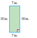Find the perimeter and area of the rectangle or square.