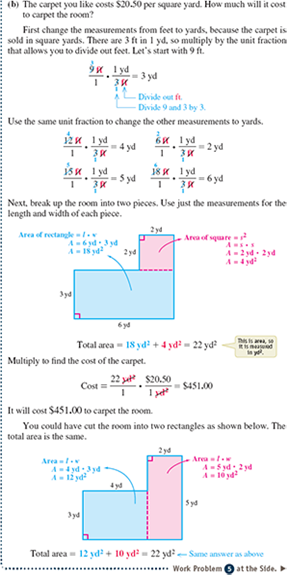 Find the perimeter and area of the figure.