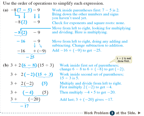 Simplify. See Examples 6 - (-9) + 2 3            