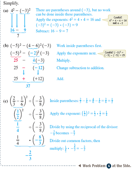 Simplify. See Examples 6 - (-9) + 2 3            