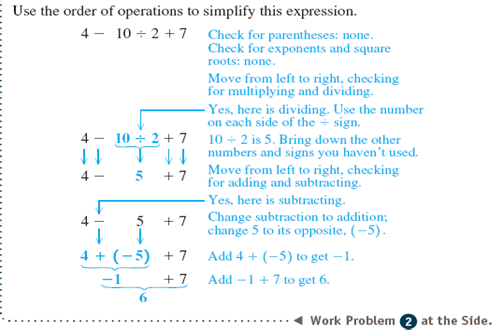 Simplify. See Examples (-4) 2 + (-3) 2 + 5           