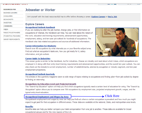 Job Prospects for IS Professionals  Type the specified link in any of the browser such as Google Chrome, Internet Explorer, Mozilla Firefox.    Click on the link given as ' Occupational Employment and Wages by Area ' and wait for the new page to open.    Now click on the link as ' Search by Occupation' and wait for the link to open a new page.    On the new page two options are given with radio buttons, choose the one written as ' Select from a list of occupations on the following page ' and the second which is written as ' Job openings due to growth and replacement needs ' and click on the button as Continue.    On the next page multiple options are provided to select one of them, select one named as ' Network and Computer System Administrators ' and click on the search button.    The result is displayed as follows for IS professionals:    As the records show that total number of vacancies between year 2010 to 2010 for all kind of occupation will be 143, 068.2 to 163, 537.1 thousands but for IS professional it will be only 347.2 to 443.8 thousands and in percentage it will be 27.8%. Job opening due to growth and replacement needs will be 155.3 thousand in the year between 2010 to 2020. Typical level entry will require only bachelor's degree and work experience required in that field would be zero.