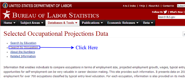 Job Prospects for IS Professionals  Type the specified link in any of the browser such as Google Chrome, Internet Explorer, Mozilla Firefox.    Click on the link given as ' Occupational Employment and Wages by Area ' and wait for the new page to open.    Now click on the link as ' Search by Occupation' and wait for the link to open a new page.    On the new page two options are given with radio buttons, choose the one written as ' Select from a list of occupations on the following page ' and the second which is written as ' Job openings due to growth and replacement needs ' and click on the button as Continue.    On the next page multiple options are provided to select one of them, select one named as ' Network and Computer System Administrators ' and click on the search button.    The result is displayed as follows for IS professionals:    As the records show that total number of vacancies between year 2010 to 2010 for all kind of occupation will be 143, 068.2 to 163, 537.1 thousands but for IS professional it will be only 347.2 to 443.8 thousands and in percentage it will be 27.8%. Job opening due to growth and replacement needs will be 155.3 thousand in the year between 2010 to 2020. Typical level entry will require only bachelor's degree and work experience required in that field would be zero.