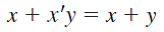 Using the basic identities of Boolean algebra, show that  <div style=padding-top: 35px> 