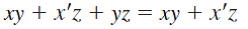 Using the basic identities of Boolean algebra, show that  <div style=padding-top: 35px> 