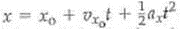 The equation applies (a) to all kinematic problems, (b) only if is zero, (c) to cons accelerations, (d) to negative times.