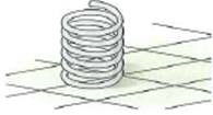 A 0.250-kg ball is dropped from a height of 10.0 cm onto a spring, as illustrated in Fig. If the spring has a spring constant of 60.0 N/m, (a) what distance will the spring be compressed (Neglect energy loss during collision.) (b) On recoiling upward, how high will the ball go FIGURE How far down See Exercise.