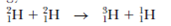 Find the energy released in the fusion reaction