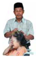 In many cases, the healers in Asia and Africa are as effective as Western therapists. One explanation is that these healers may rely on the (a) _____ effect, which is found to produce significant improvement in 10-30% of Western patients. Another is that the healers' ceremonies may involve some of the (b) _____ that underlie the effectiveness of Western therapy.