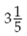 Convert the following mixed numbers to fractions.