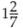 Convert the following mixed numbers to fractions.  