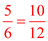 A common denominator is any number which is a multiple of all the denominators in a group of fractions. To find the LCD of . List the common multiples of the denominators in the fraction. Take the number 4. The first few multiples of 4 are 4, 8, 12, 16, 20, 24, 28, 32, 36, 40, 44, 48, 52, 56 and 60. Now, take the number 6. The first few multiples of 6 are 6, 12, 18, 24, 30 and 36. The numbers 12, 24 and 36 appear on all the lists. These are common denominators. 12 is the smallest in the list. Hence the LCD is 12. Now, convert both the fractions into equivalent forms with the LCD as the denominator. Divide the LCD by the denominator of the fraction. Multiply the denominator of the fraction with a quotient obtained above. That is, Hence . Similarly, Hence .