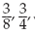 Find the least common denominator. Then write an equivalent fraction for each. and