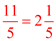 To perform . In order to perform the subtraction, convert the mixed number into an improper fraction. Note that the denominator in the fractions are the same. The denominator is 5. Now subtract the numerators. The result would be the fraction obtained with the numerator being the above number with the common denominator. Hence the result will be .