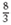 What is the numerator in ?