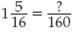 Find the missing numerator in the following equations: