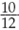 Reduce the following fractions to their lowest terms.