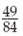 Reduce the following fractions to their lowest terms.