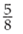 Reduce the following fractions to their lowest terms.