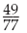 Reduce the following fractions to their lowest terms.
