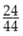 Reduce the following fractions to their lowest terms.