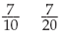 Insert , , or = to make a true statement.