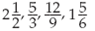 Place in order from largest to smallest.
