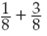 Find the following sums. (Rewrite answers in the proper form.)