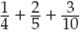 Find the following sums. (Rewrite answers in the proper form.)  