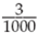 Write the following fractions in decimal form.  
