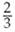 Convert the following fractions to ratios.  
